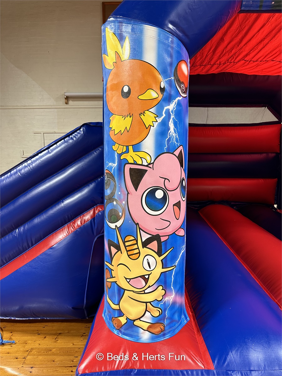 Pokemon Side Slide Blue - Bouncy Castle & Softplay Hire in Parts of ...